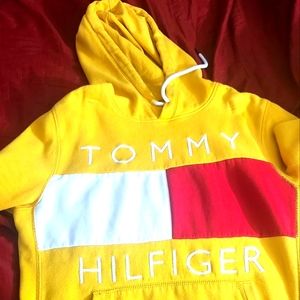 Tommy hilfiger yellow hoodie